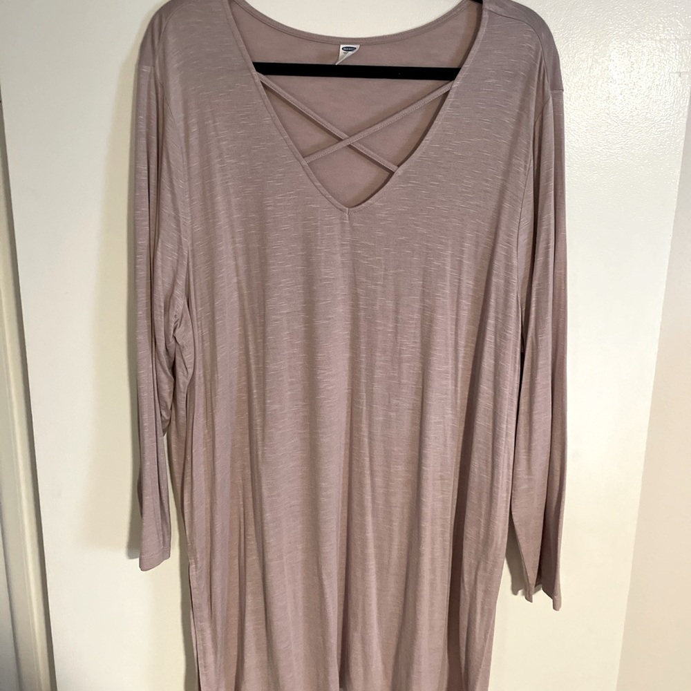 Long Criss Cross Tunic